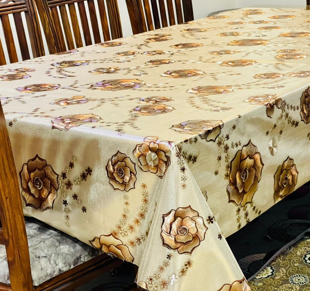 Dining Table Cover for 6 Seater Rectangle (60 x 90) Inches Dining Table Dining Table Cover for 6