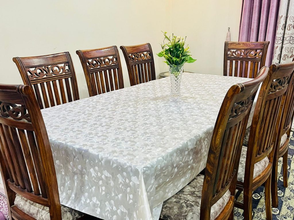 Dining Table Cover for 4 Seater Rectangle (60 x 72) Inches Dining Table Dining Table Cover for 4
