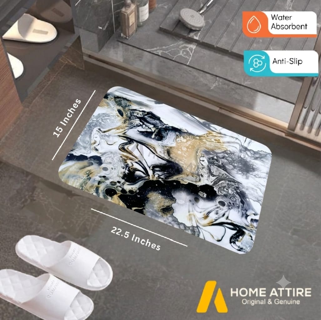 Water Absorbent Anti Slip Floor Mat For Bathroom and Kitchen Water Absorbent Anti Slip Floor Mat For Bathroom and Kitchen