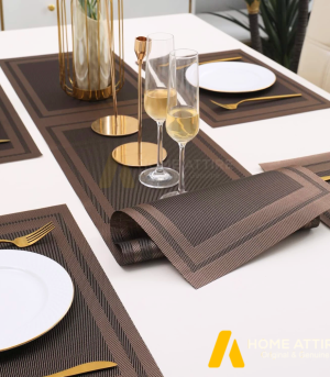 dining table mats and runner set | placemats, dining table placemats