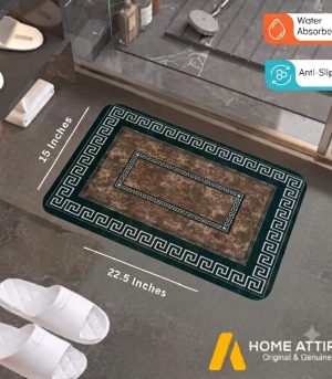 Water Absorbent Anti Slip Floor Mat For Bathroom and Kitchen - HAWAA
